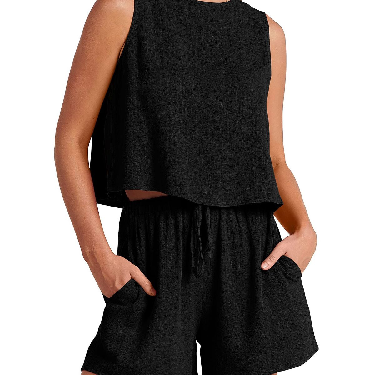 TIOZONEY - Conjuntos de ropa de mujer-Beige