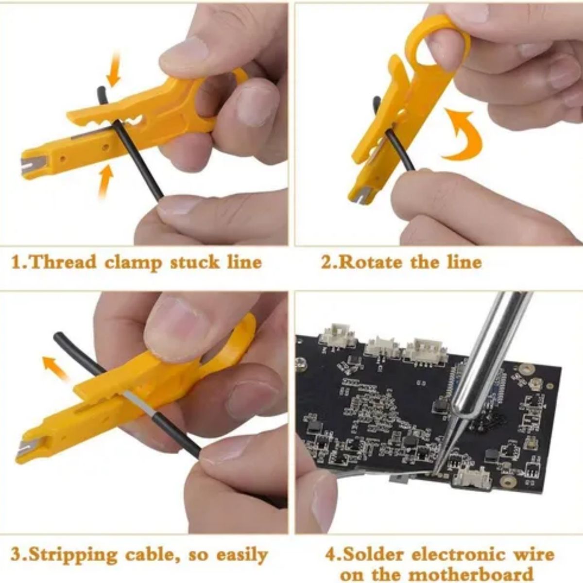 GENERICO - Kit Eléctrico Cautín 60w Regulable 17 Accesorios