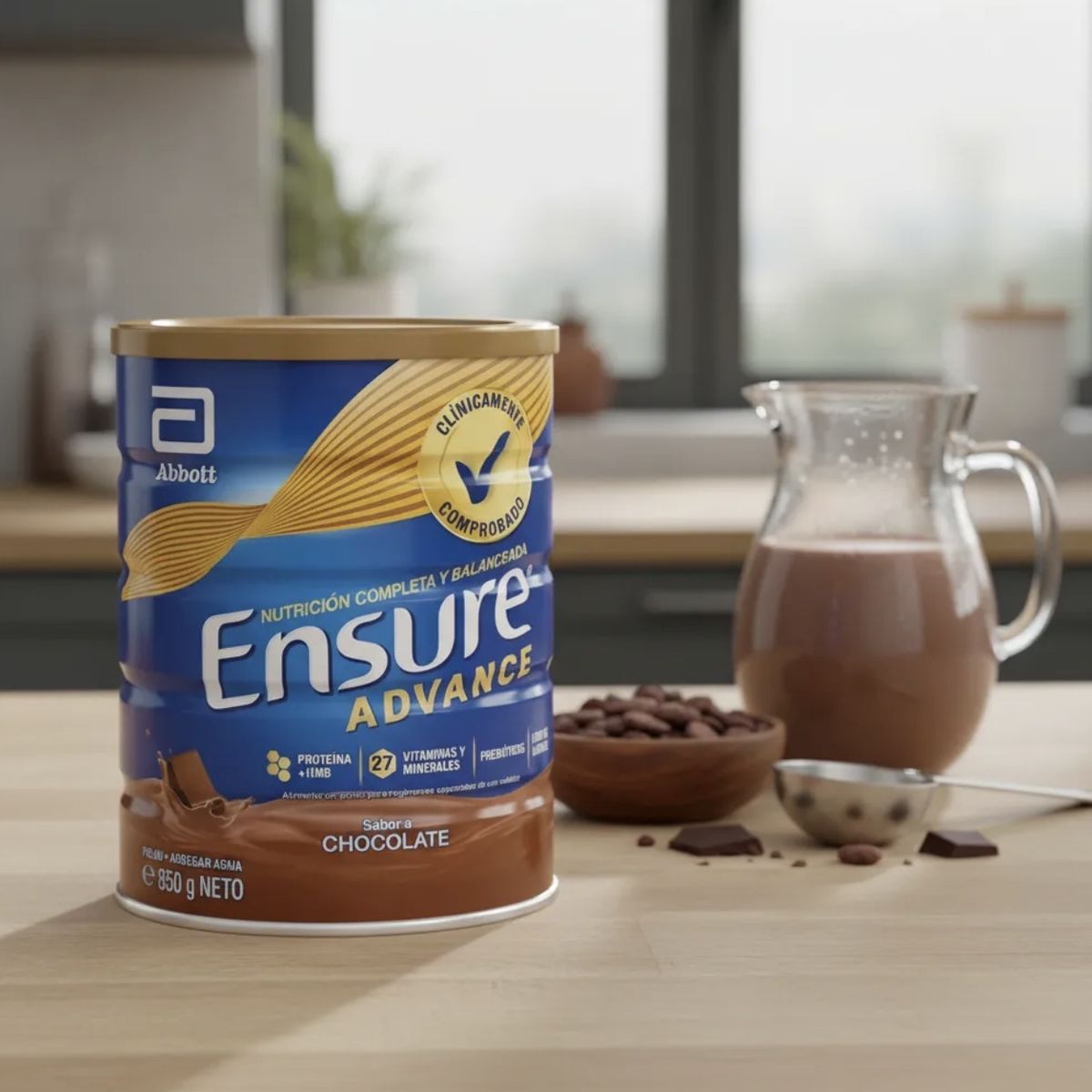ENSURE - ENSURE ADVANCE CHOCOLATE 850grs.