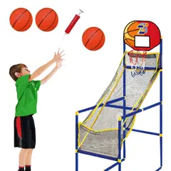 ATURE - Para Niños Juego Aro Baloncesto Con Inflador Y 3 Balones