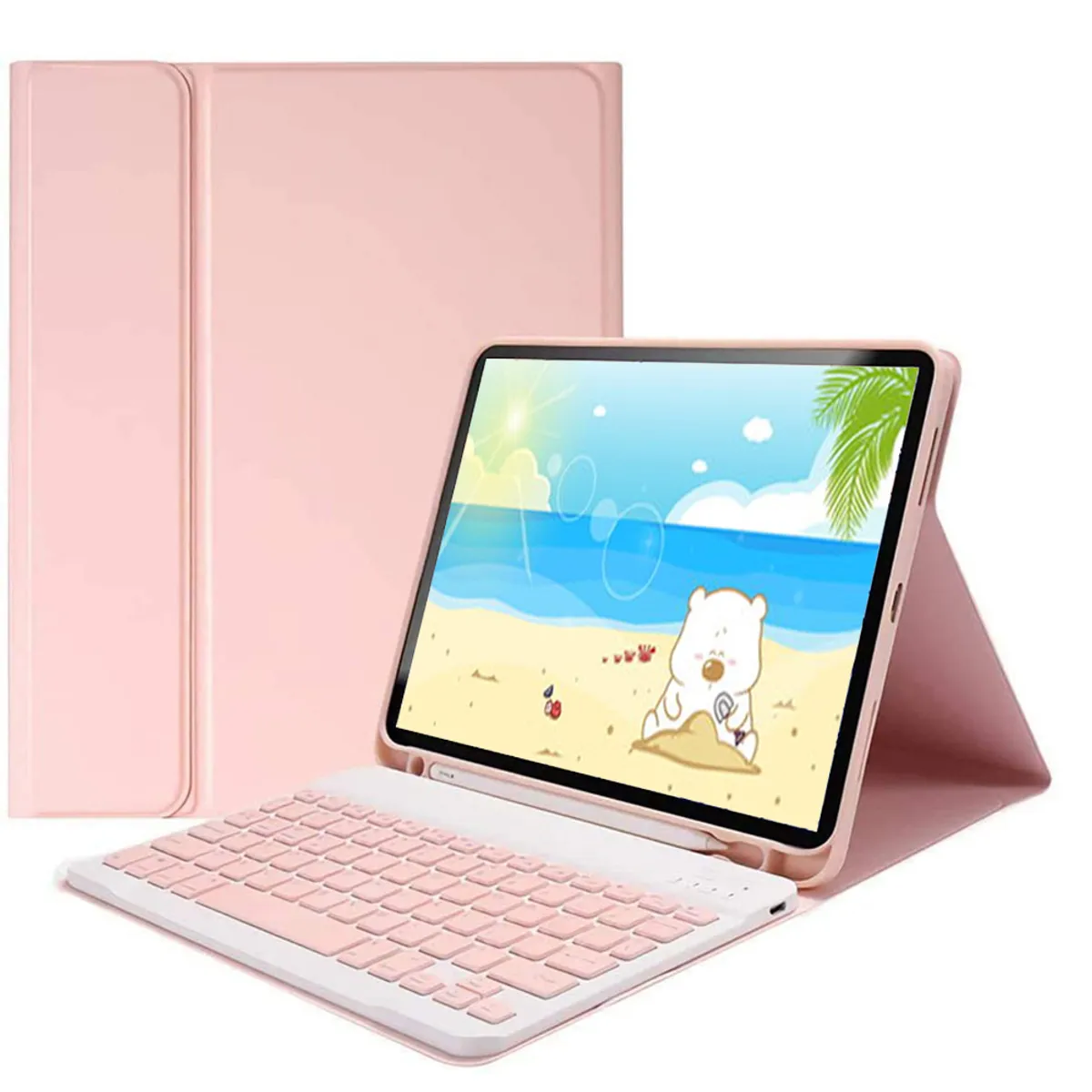 PUREPOWER - Funda Teclado de Español Incluye Ñ para Huawei MatePad 11.5 y 11.5S MatePad Air 11.5