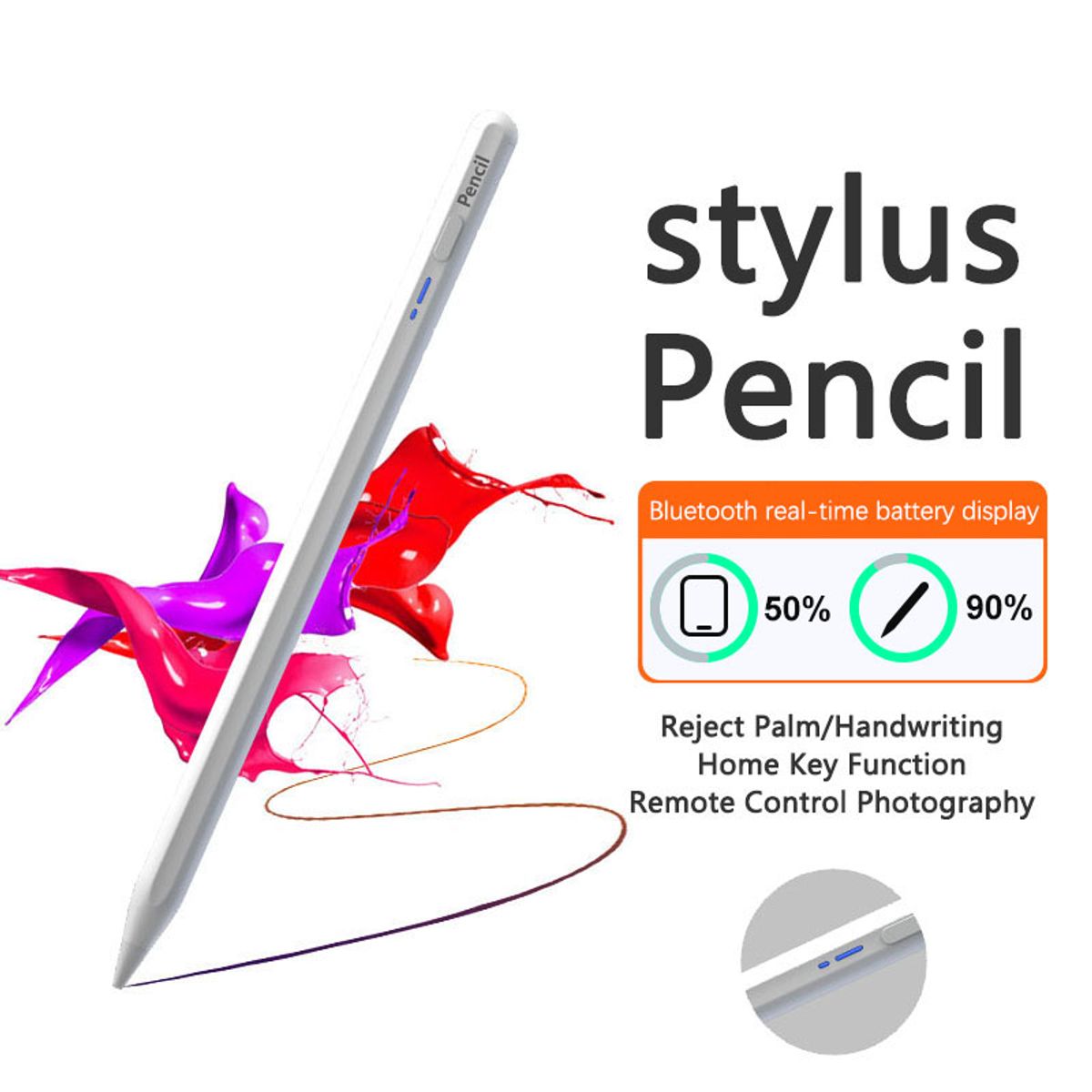 CORRERREY - Lapiz Pencil Tactil Stylus para Apple Ipad pencil