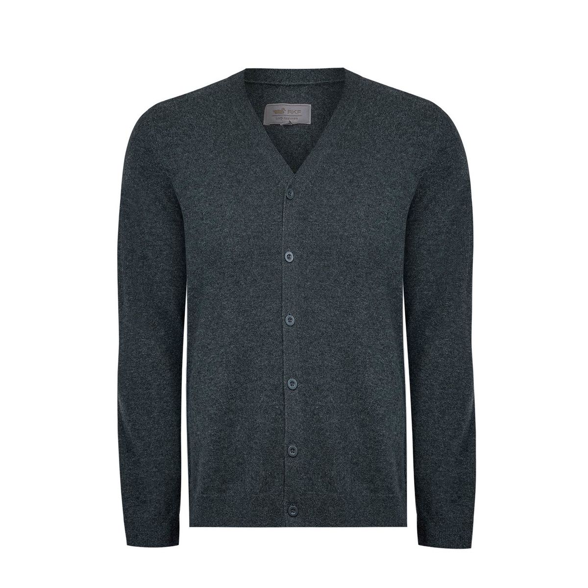 ROCKFORD - Sweater Cashemira Hombre Cash.But Gris ROCKFORD