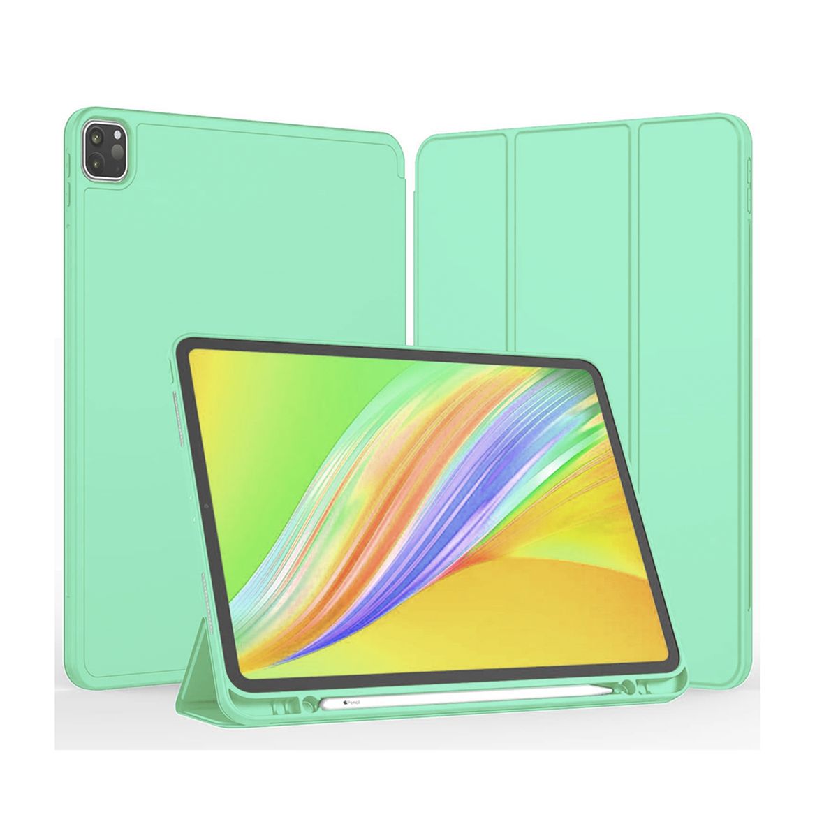 JOIGO - Funda SmartCover Para iPad 11 / iPad 11 Pro Con Ranura Verde Matcha