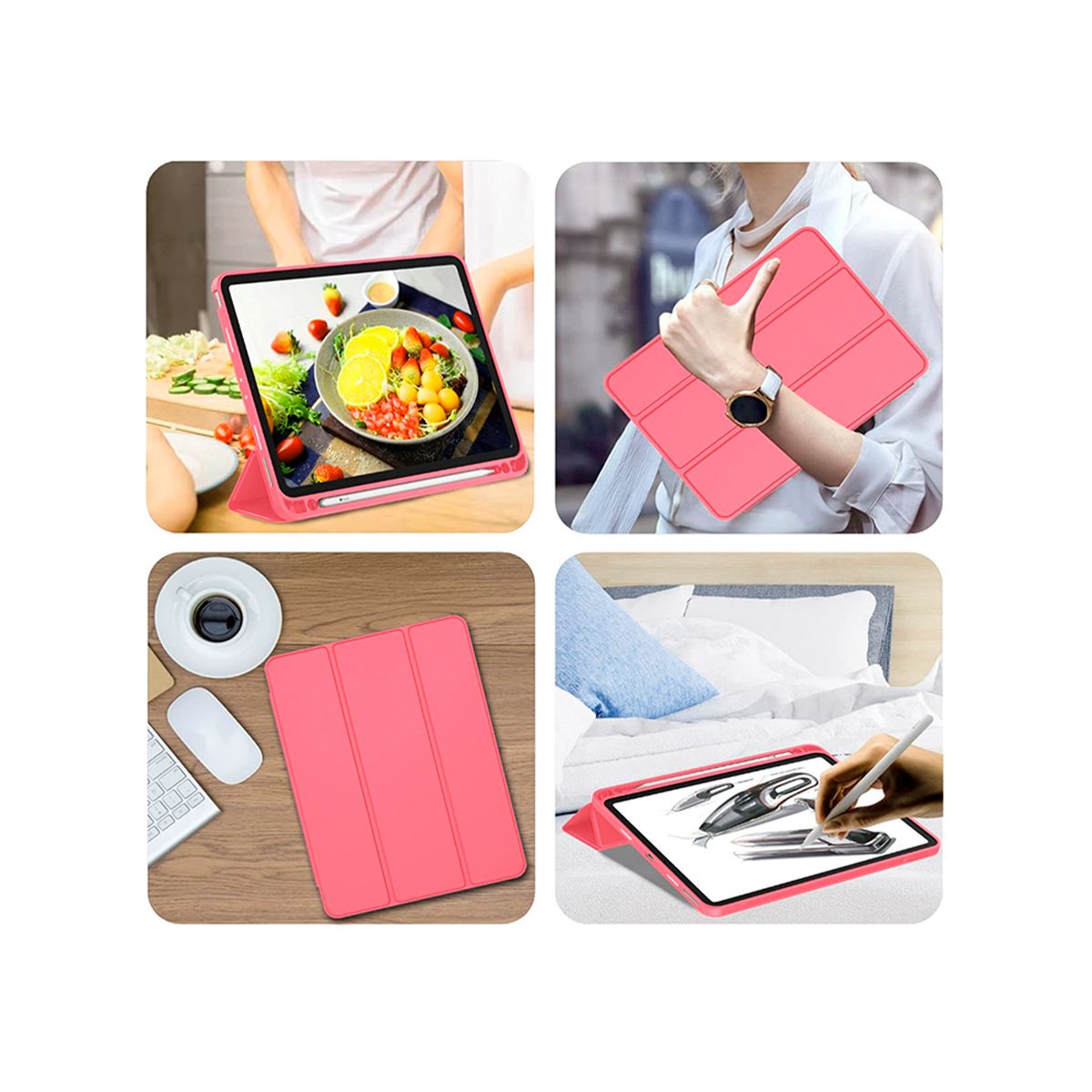 JOIGO - Funda SmartCover Para iPad 11 / iPad 11 Pro Con Ranura Verde Matcha