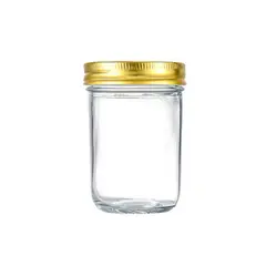 GENERICO - Set 6 Frasco De Vidrio Tapa Aluminio 350 ml