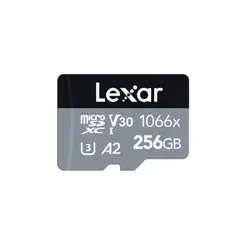 LEXAR - Tarjeta 256GB MicroSD SILVER PLUS - 256GB