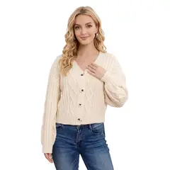 LOOK SHOP - Sweater Mujer Manga Globo Acanalado. Colores. Variedades 517027