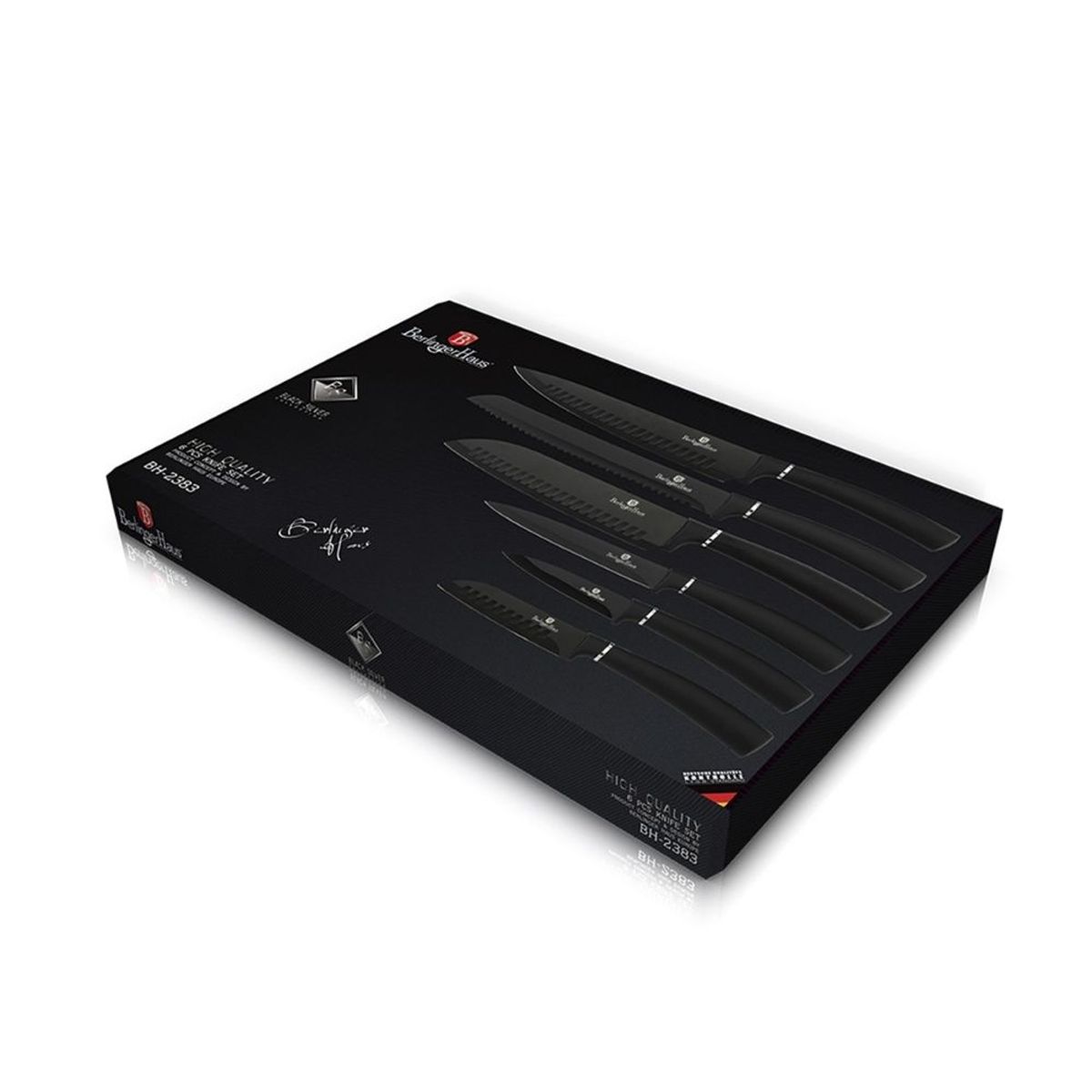 BERLINGER HAUS - SET DE CUCHILLOS 6 PIEZAS BLACK