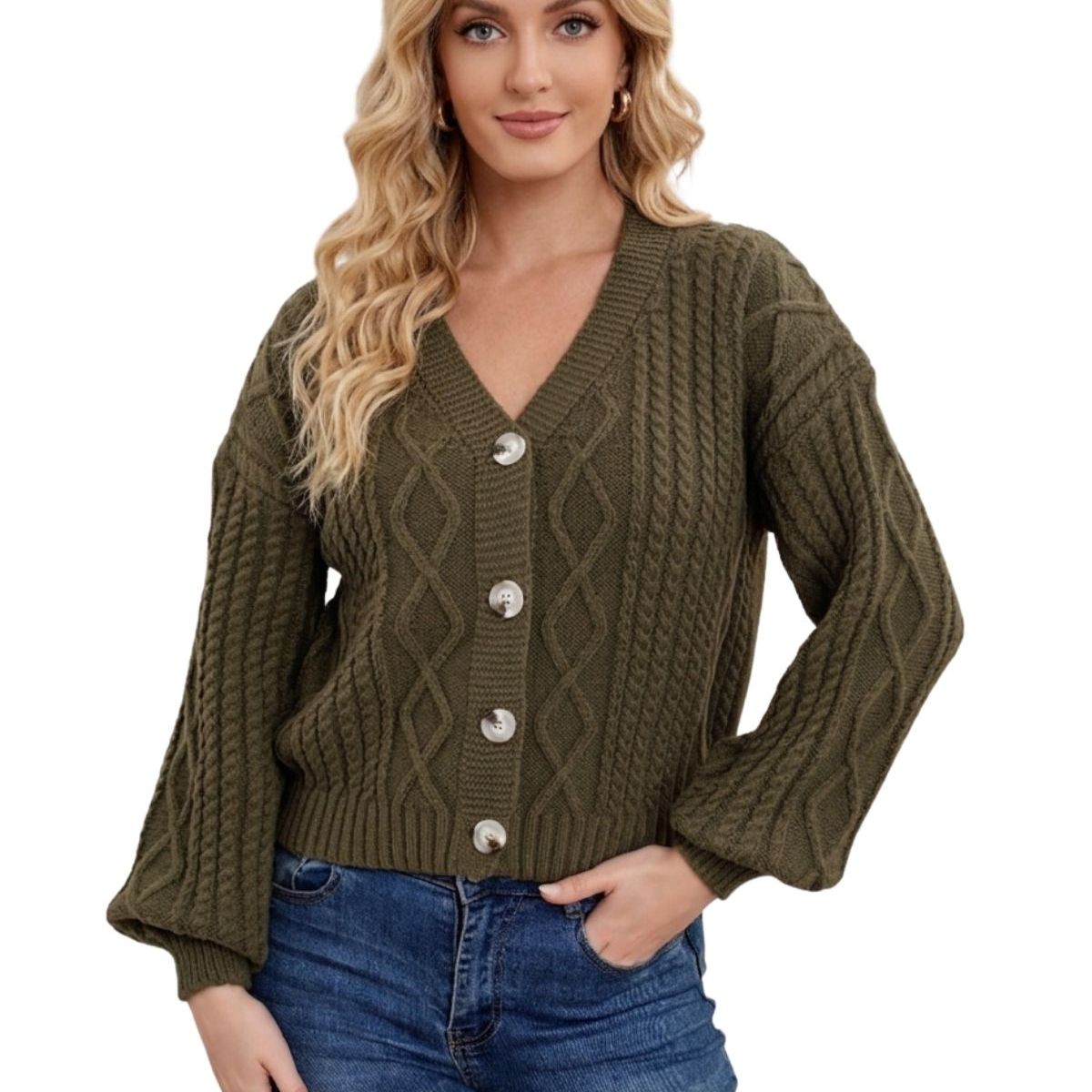 LOOK SHOP - Sweater Mujer Manga Globo Acanalado. Colores. Variedades 517027