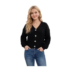 LOOK SHOP - Sweater Mujer Manga Globo Acanalado. Colores. Variedades 517027
