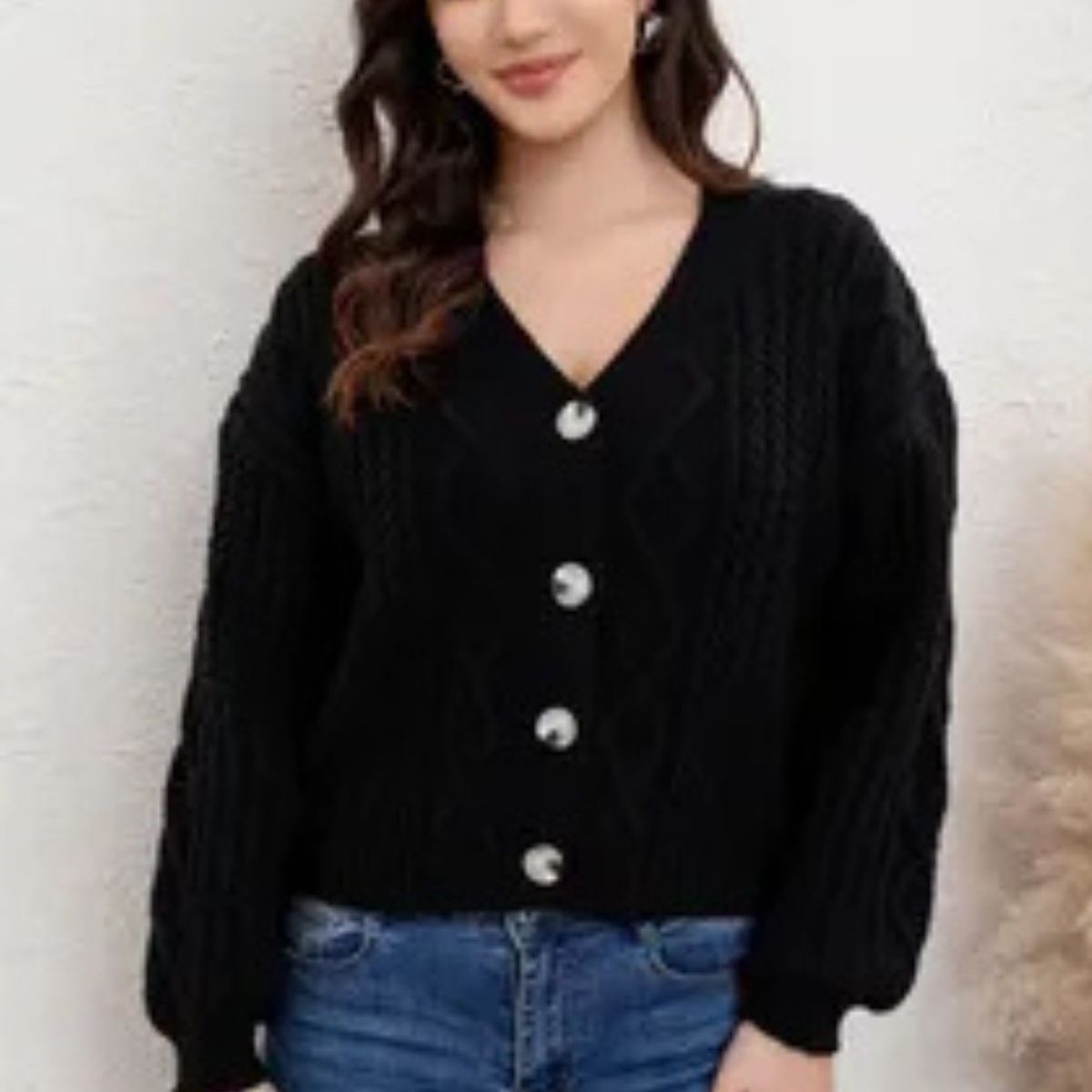 LOOK SHOP - Sweater Mujer Manga Globo Acanalado. Colores. Variedades 517027