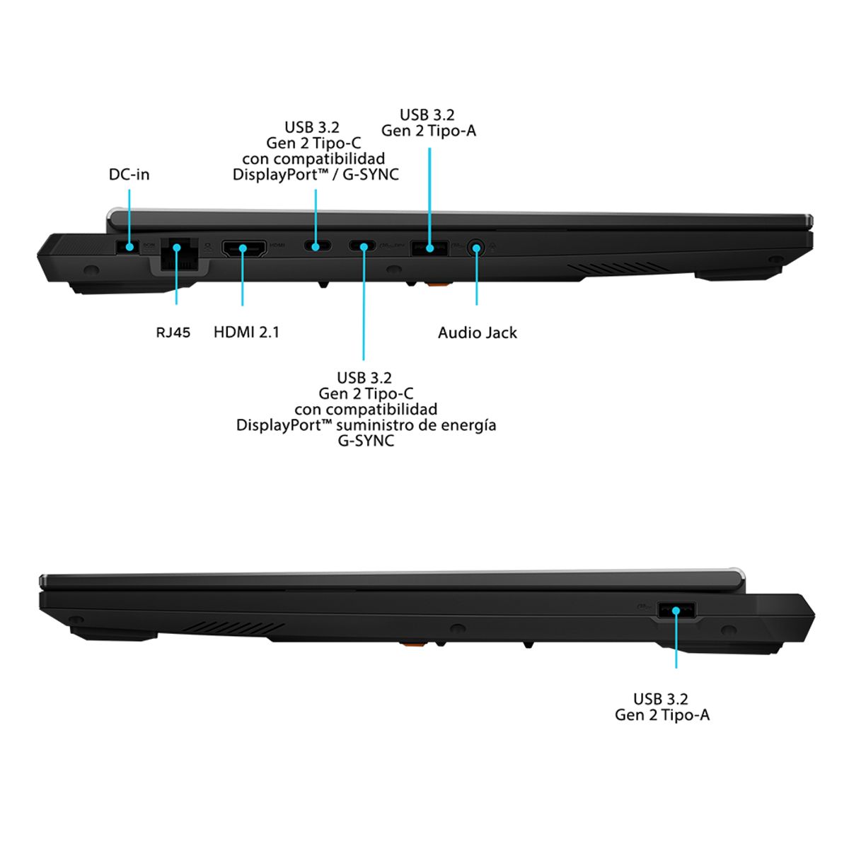 ASUS - Notebook ASUS TUF Gaming A16 AMD Ryzen 9 32GB RAM 1TB SSD RTX 5060 16"