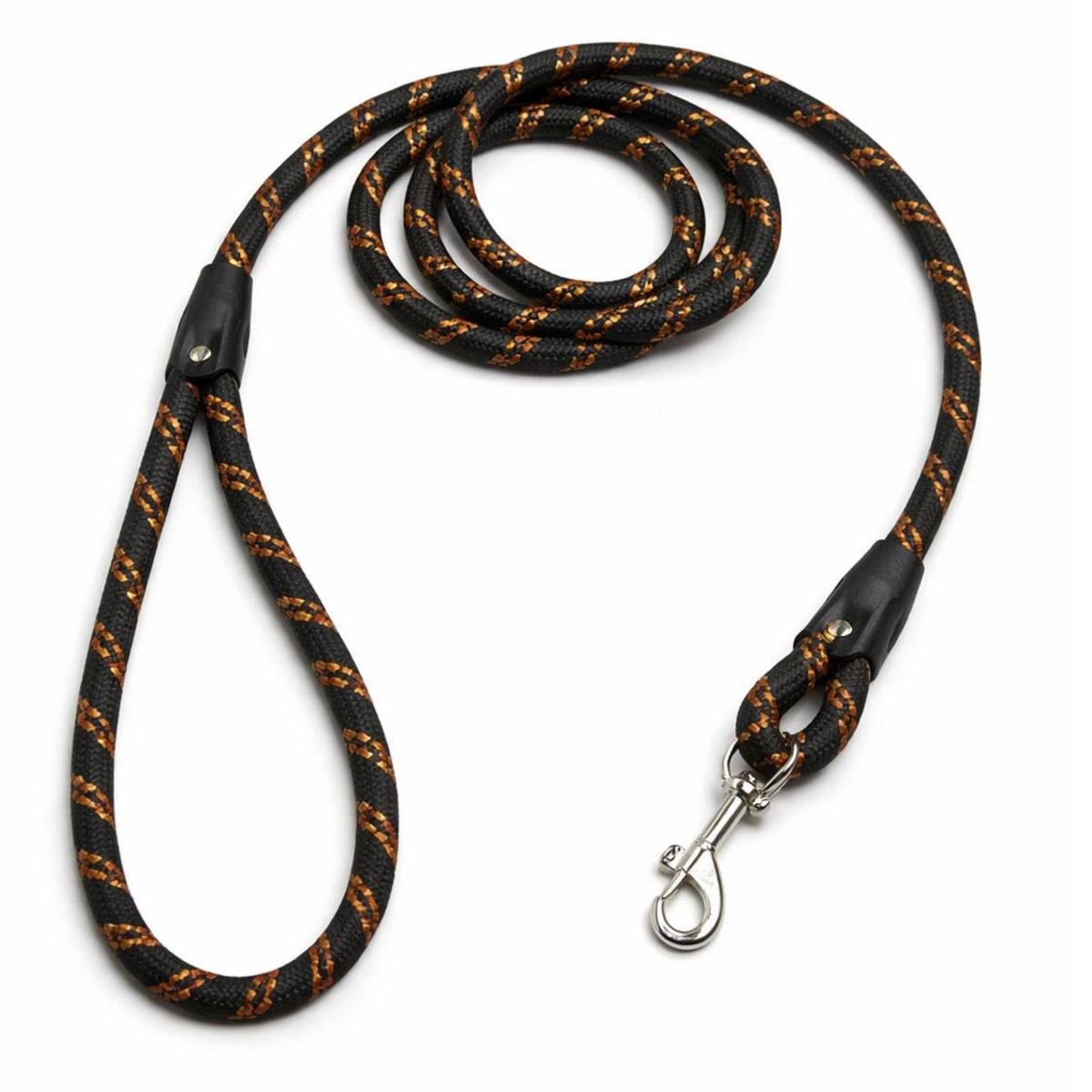 GENERICO - Correa Perro Tracción Redonda 13 mm x 120 cm - Negro