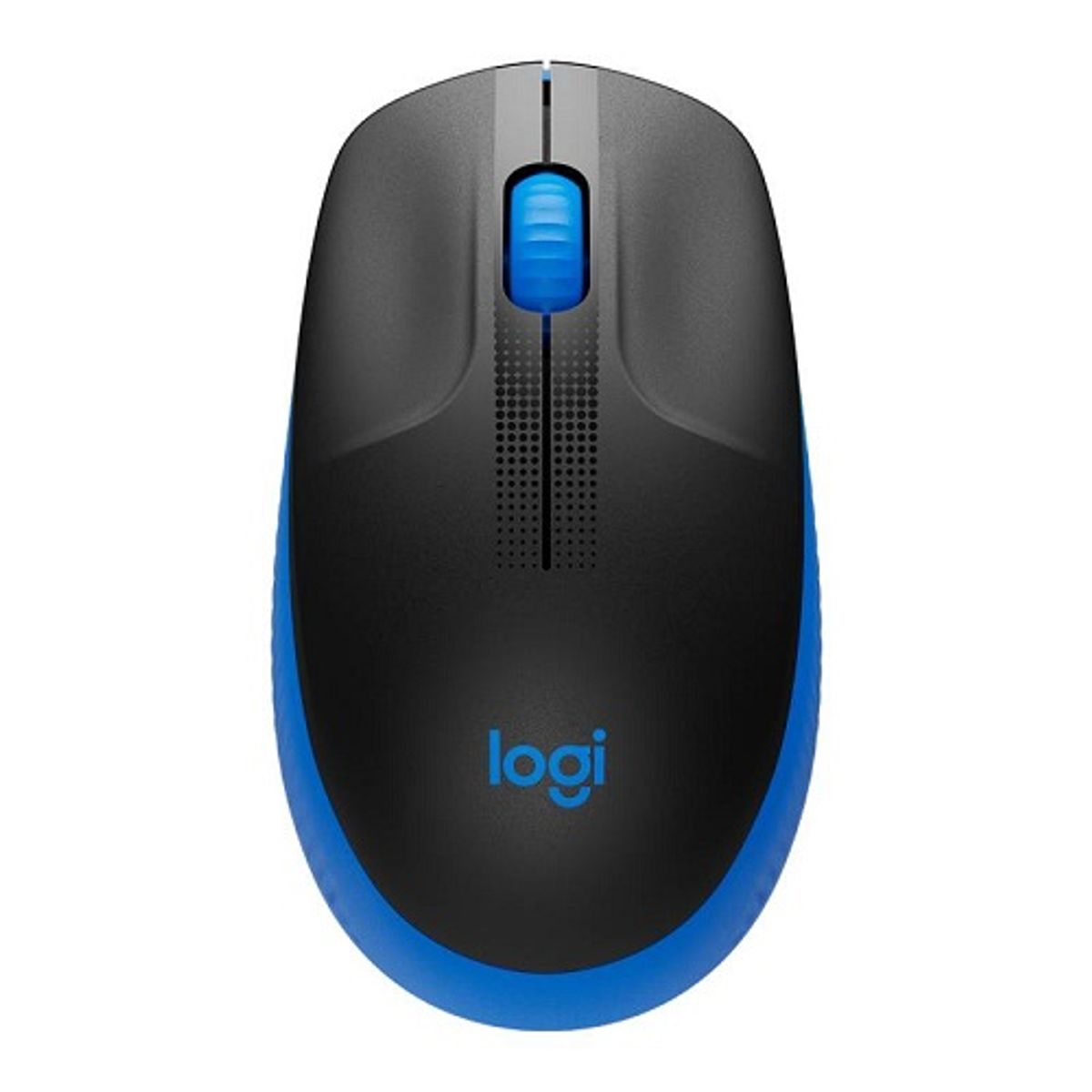 LOGITECH - Mouse - Logitech M190 3 Botones inalámbrico Black/Blue