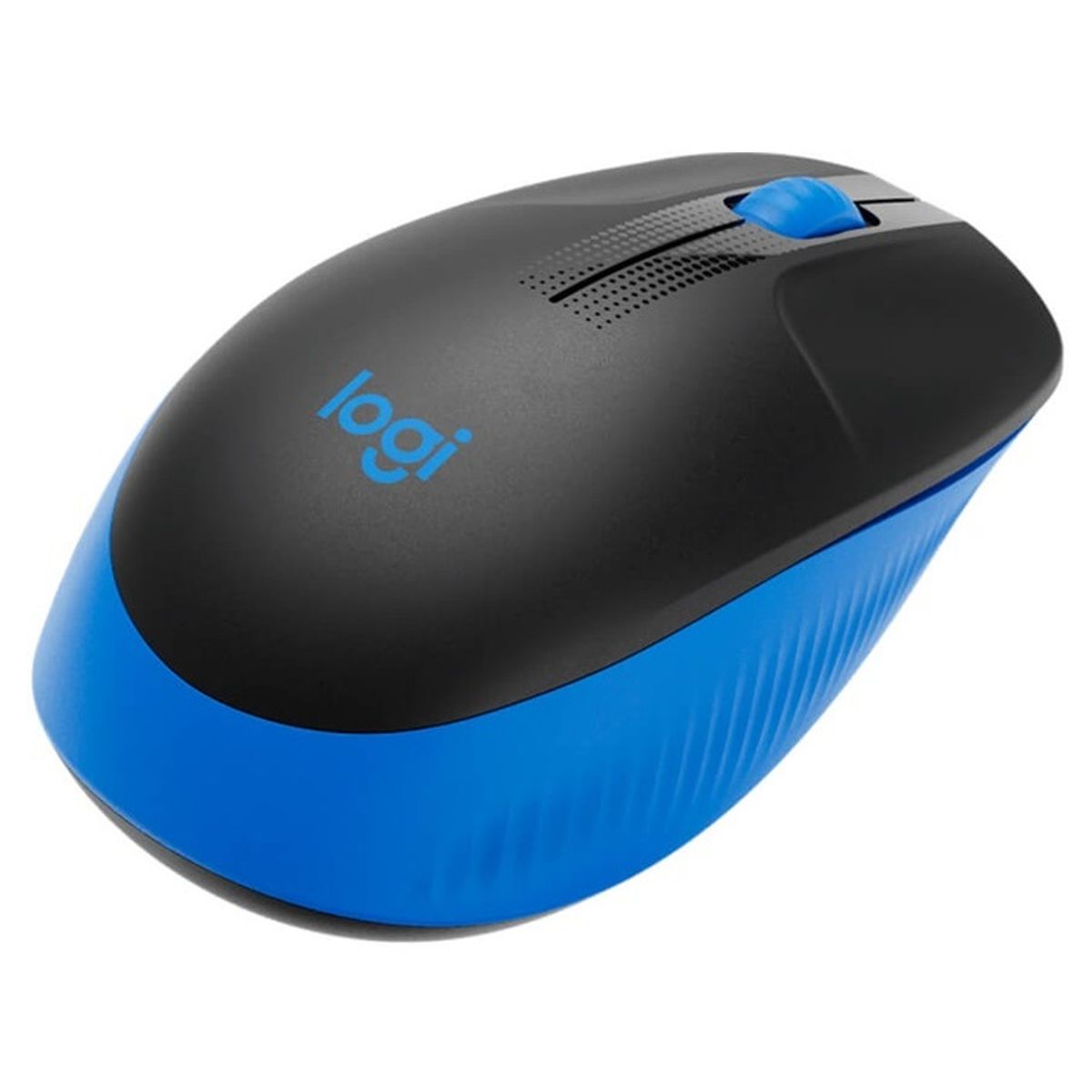 LOGITECH - Mouse - Logitech M190 3 Botones inalámbrico Black/Blue