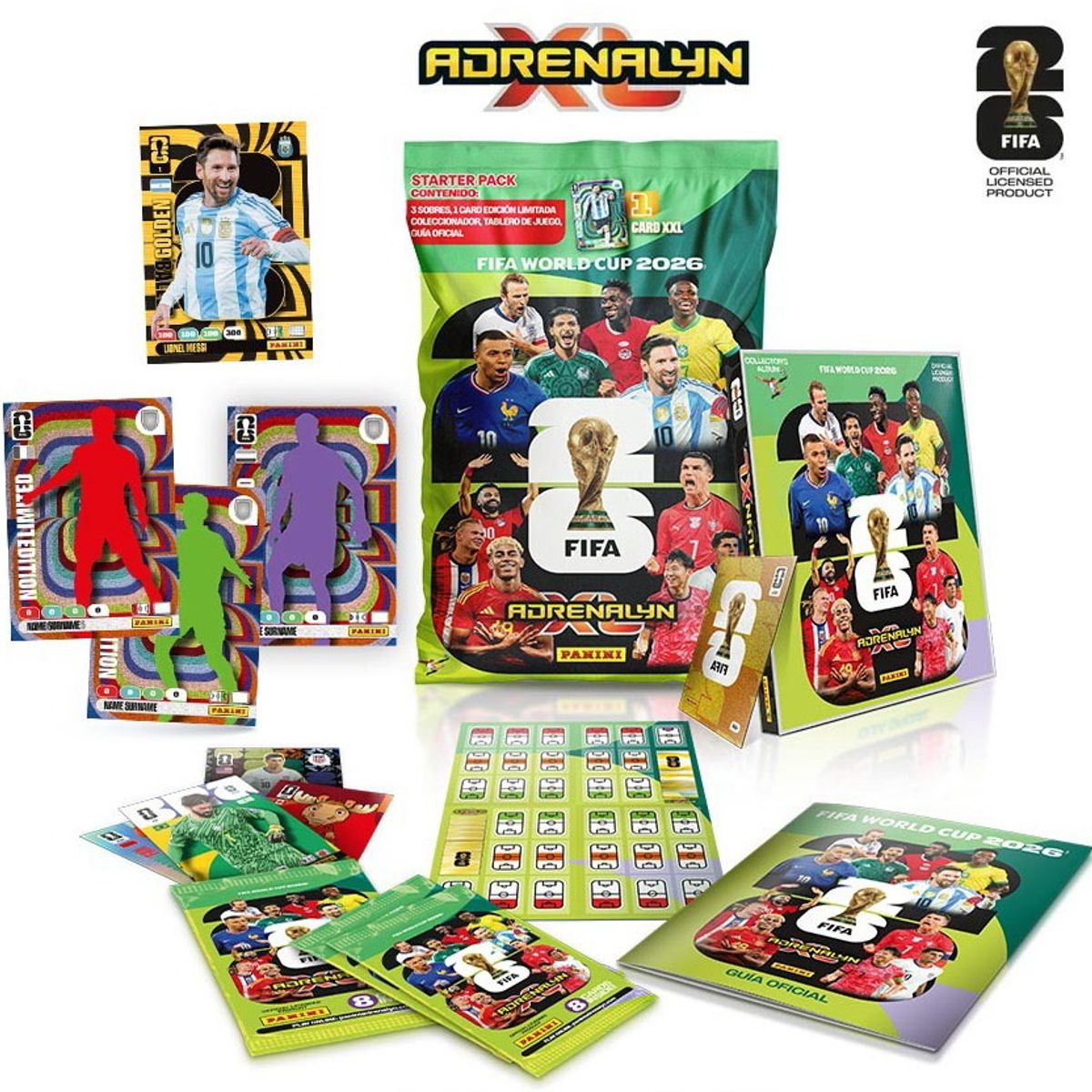 ANTARTICA LIBROS - Starter Pack Deluxe Adrenalyn Xl. Fifa World Cup 2026