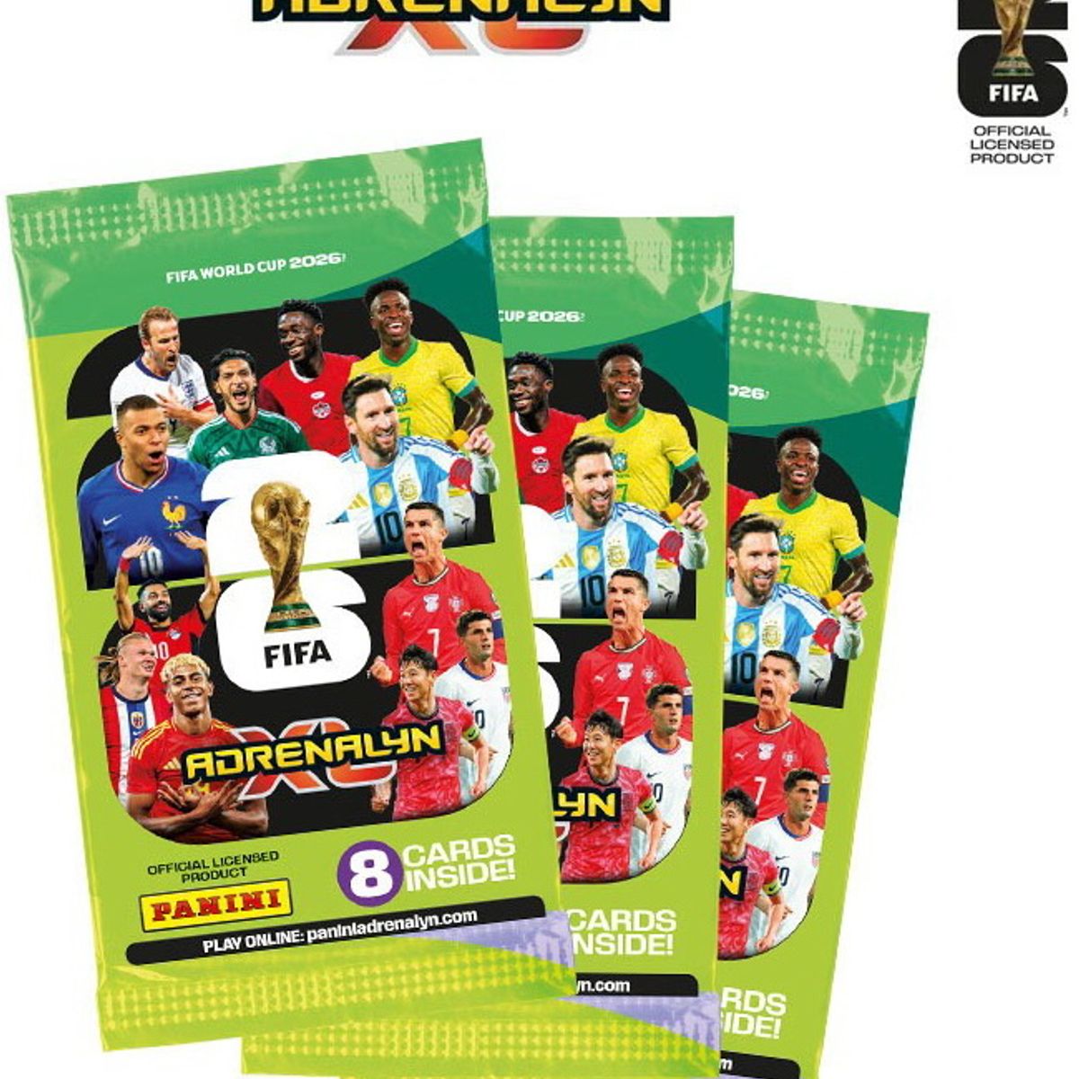 ANTARTICA LIBROS - Blister 3 Sobres. Fifa World Cup 2026 Adrenalyn Xl