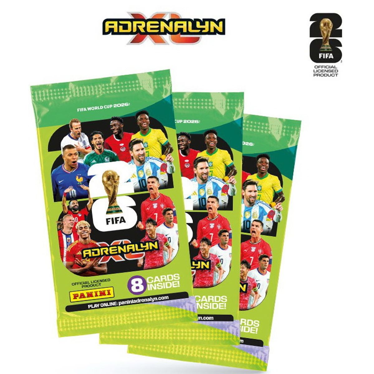 ANTARTICA LIBROS - Blister 3 Sobres. Fifa World Cup 2026 Adrenalyn Xl