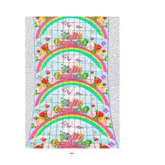 GENERICO - Cortina de arcoiris y unicornio feliz cumpleaños 100x200cm