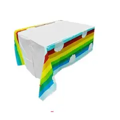 GENERICO - Mantel plástico arcoiris 108x220cm
