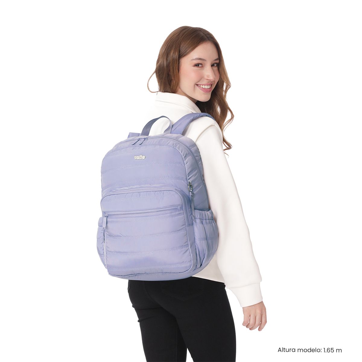 TOTTO - Mochila Universitario Moxi Porta PC 15 Morado