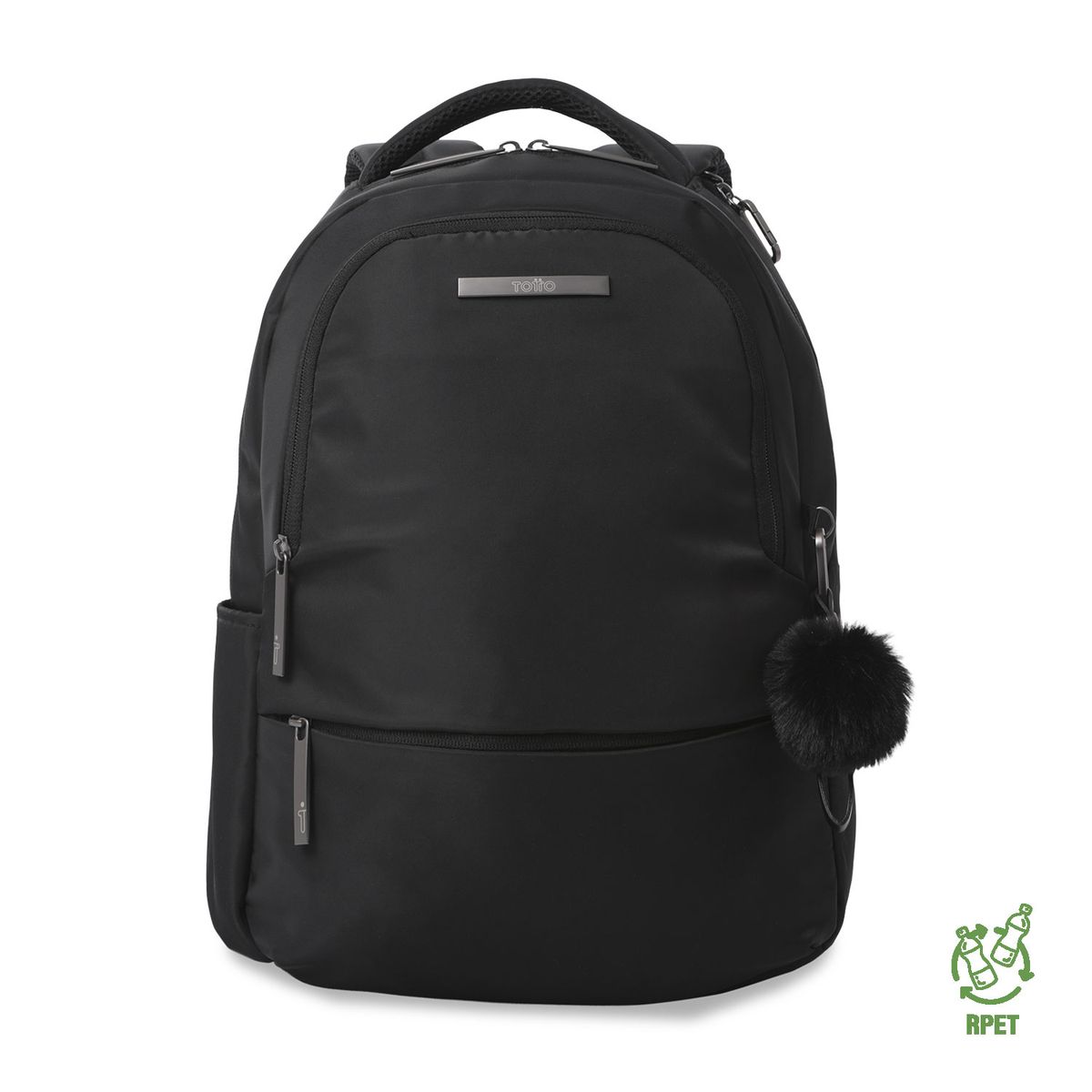 TOTTO - Mochila para Oficina PC 14 Adelaide 2 2.0 Mediano Negro