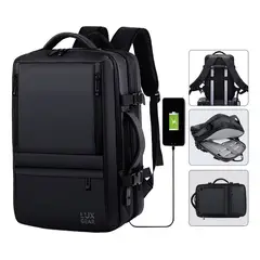 LUXGEAR - Mochila Maleta Viaje Cabina Notebook Impermeable 48L