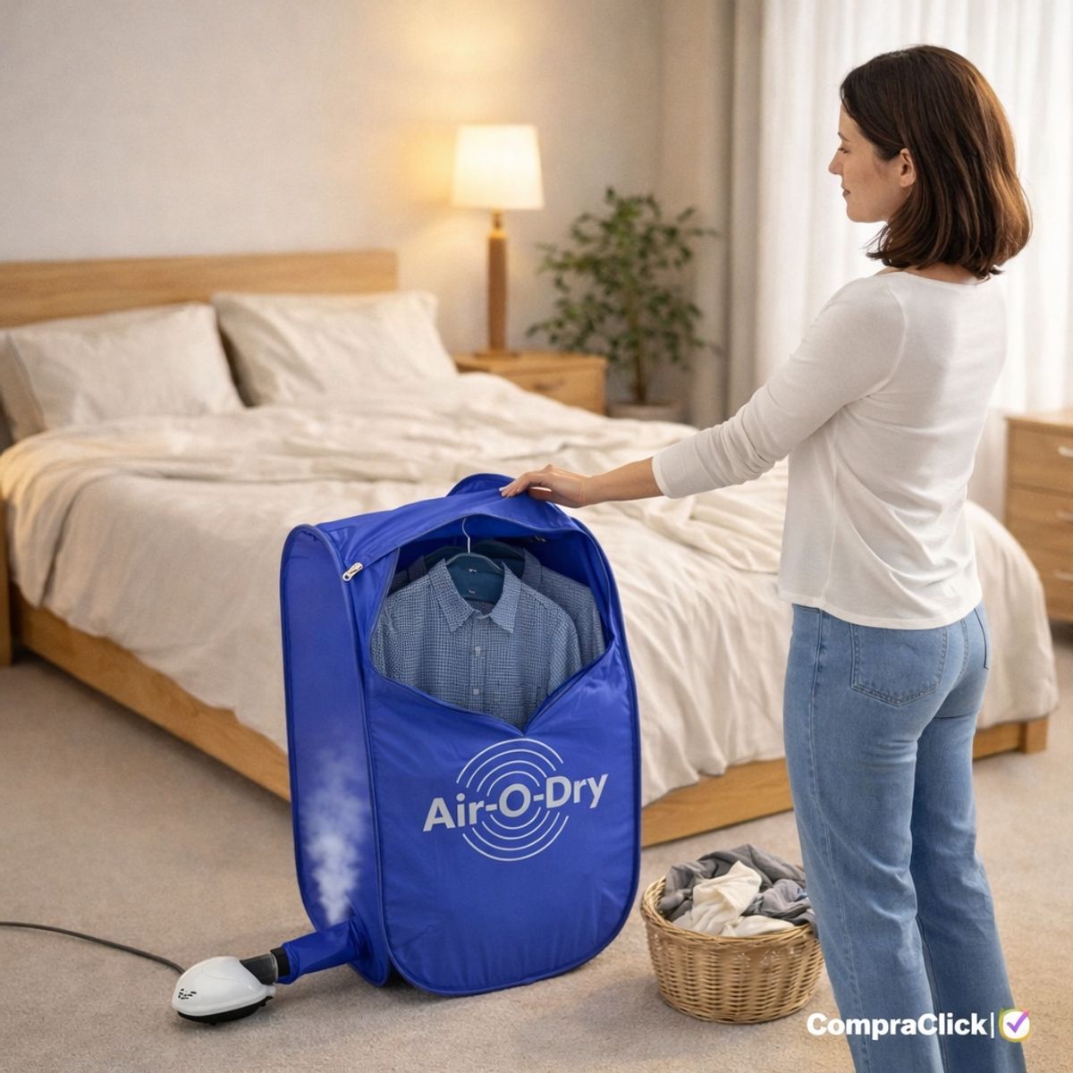 MOVI - Secadora Portátil de Ropa Plegable 1kg.
