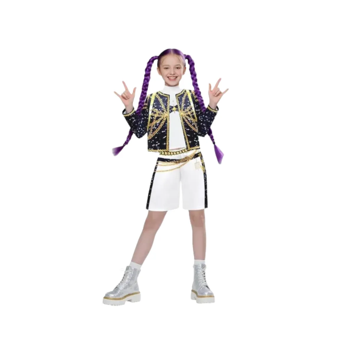 GENERICO - Disfraz Guerreras I-Dol Niña R-G 3-4