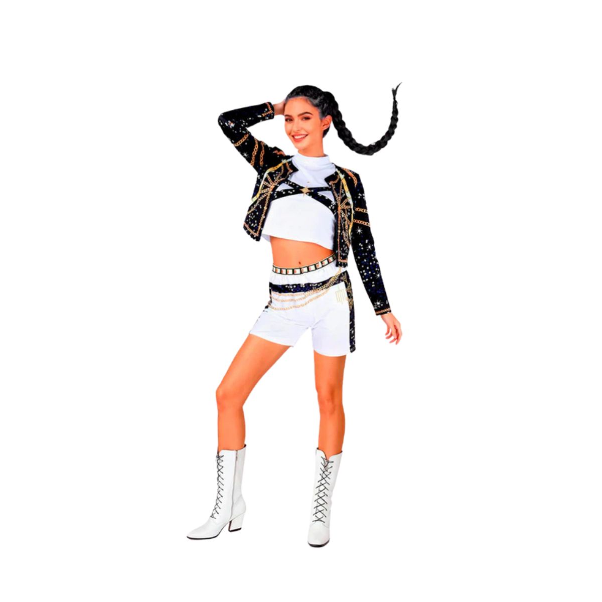 GENERICO - Disfraz Guerreras I-Dol Mujer R-G T S