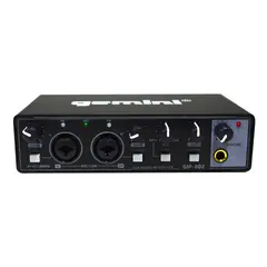 GEMINI - INTERFAZ DE AUDIO PRE AMPLIFICADO 2 CANALES-USB CON PHANTOM