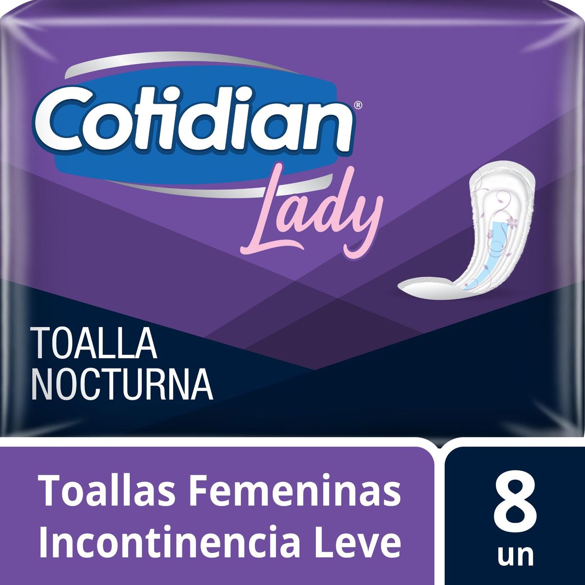 COTIDIAN - Toalla Nocturna Cotidian Lady 8un