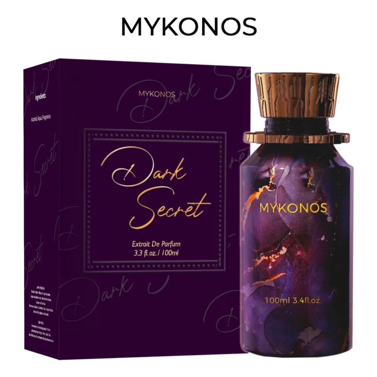GENERICO - Perfume Mykonos Dark Secret EDP 100 ML