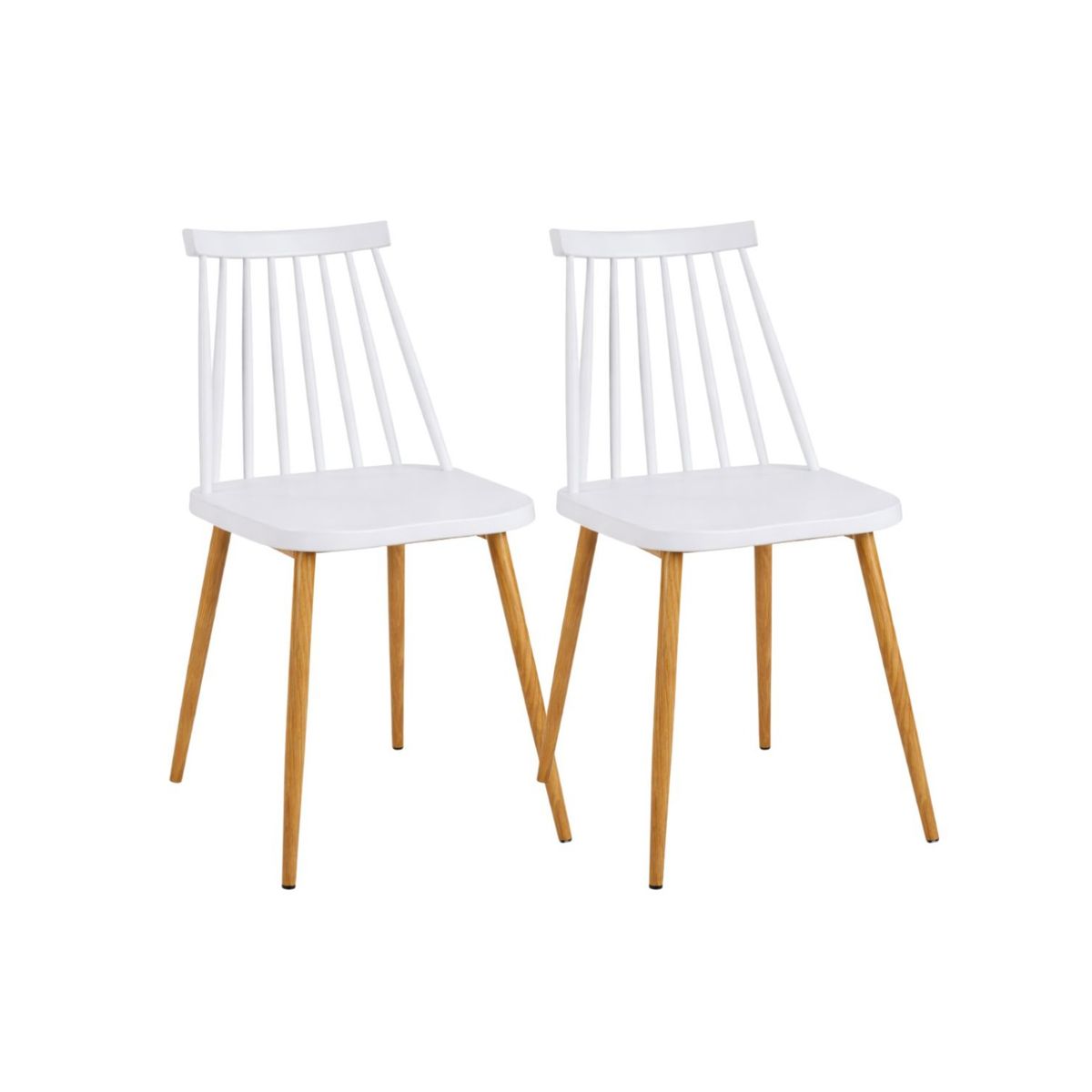 HABITA2 CHILE - Pack 2 Sillas de Comedor Resistentes Royal
