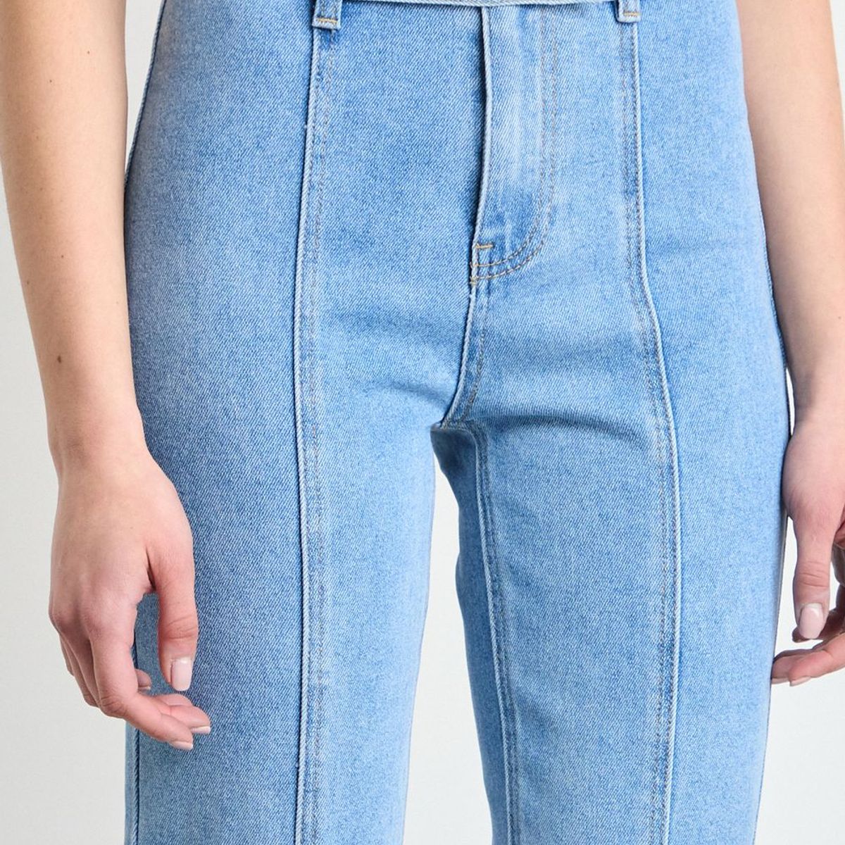 IO - Jeans Liso Mujer Celeste Io