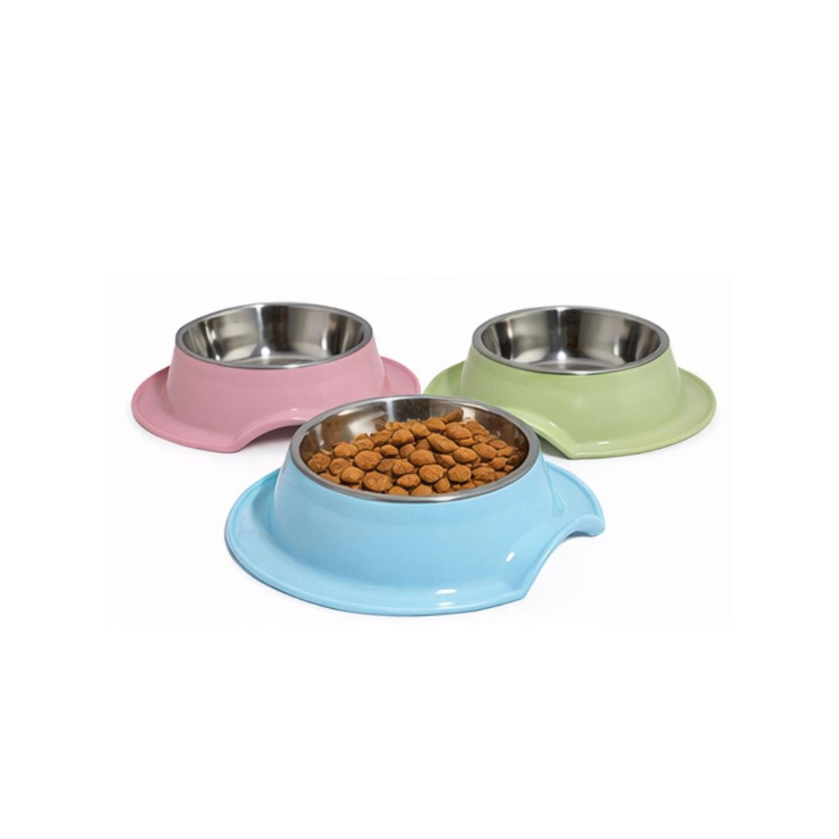 Plato Antihormigas Acero Inoxidable Mascotas 21,5 cm - Verde, marca GENERICO - Foto Principal