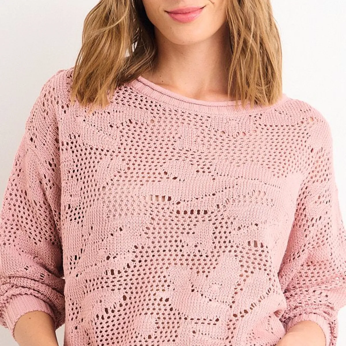 IO - Sweater Liso Mujer Rosa Io