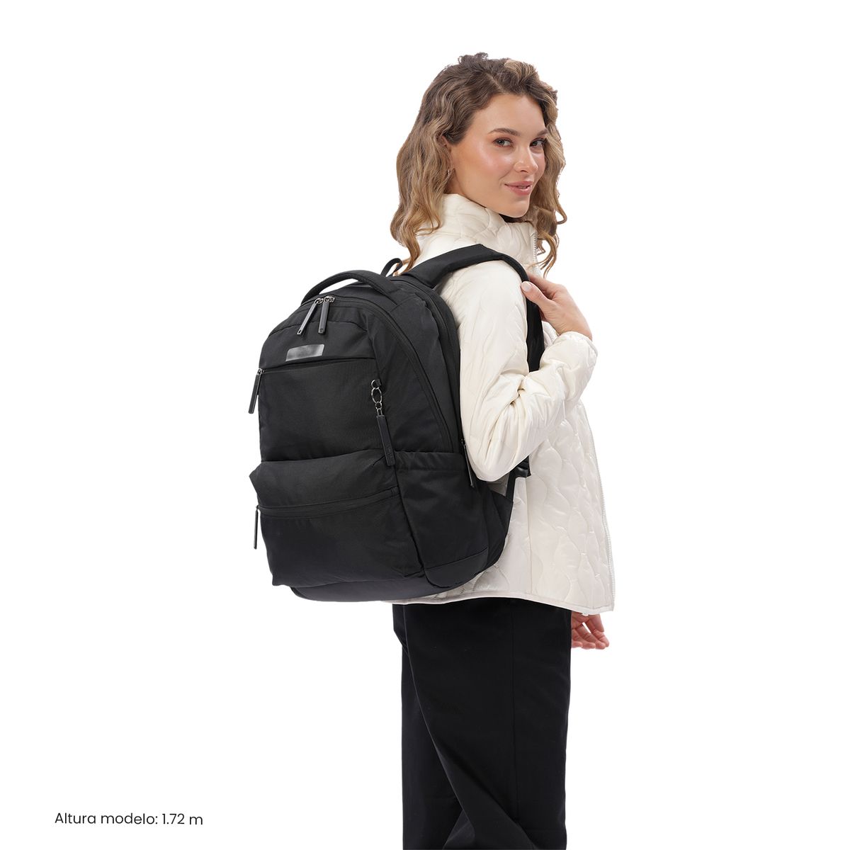 TOTTO - Mochila Universitario  Comfort 2.0 Porta PC 16 Negro