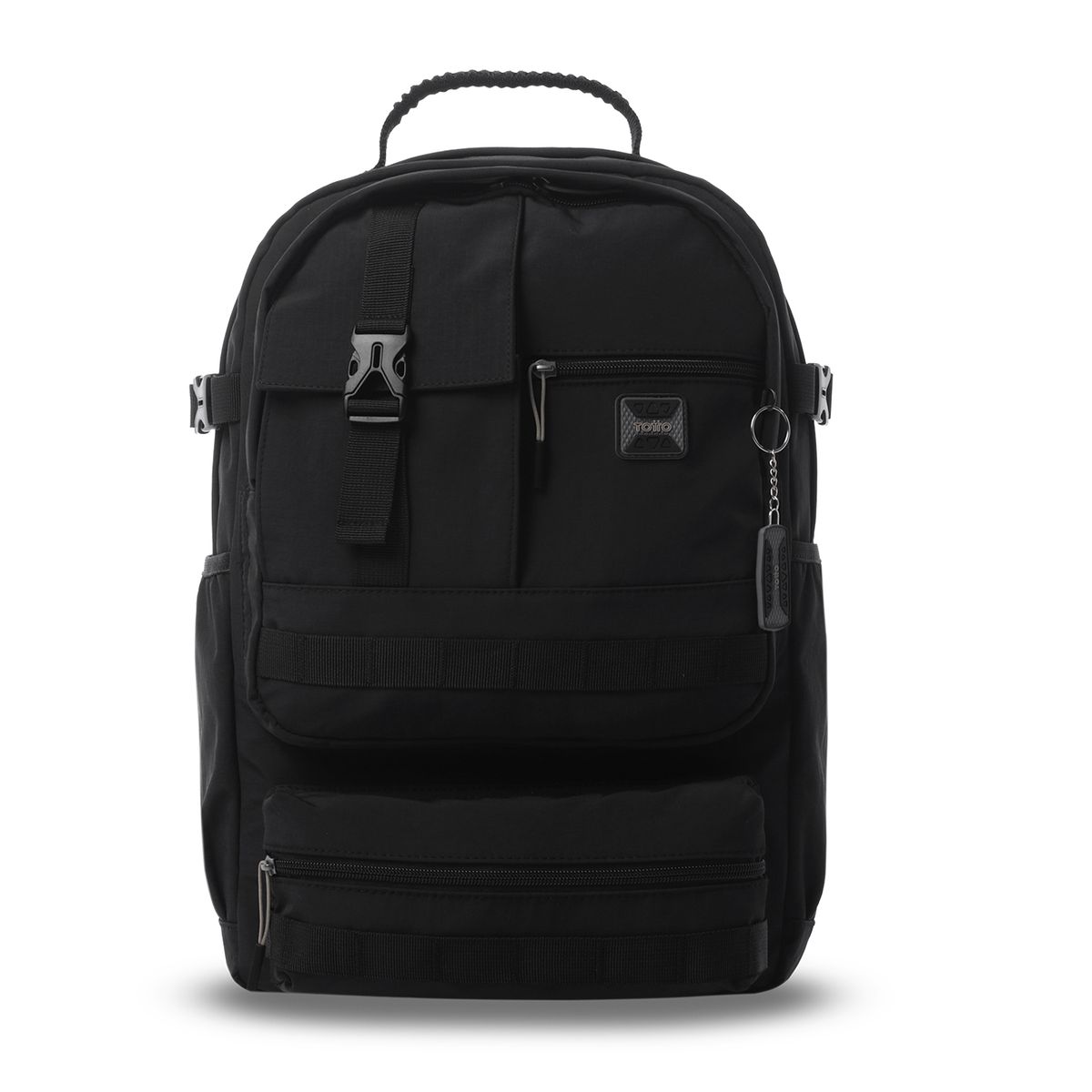 TOTTO - Mochila Universitario  Spa Porta PC 15.4 Negro