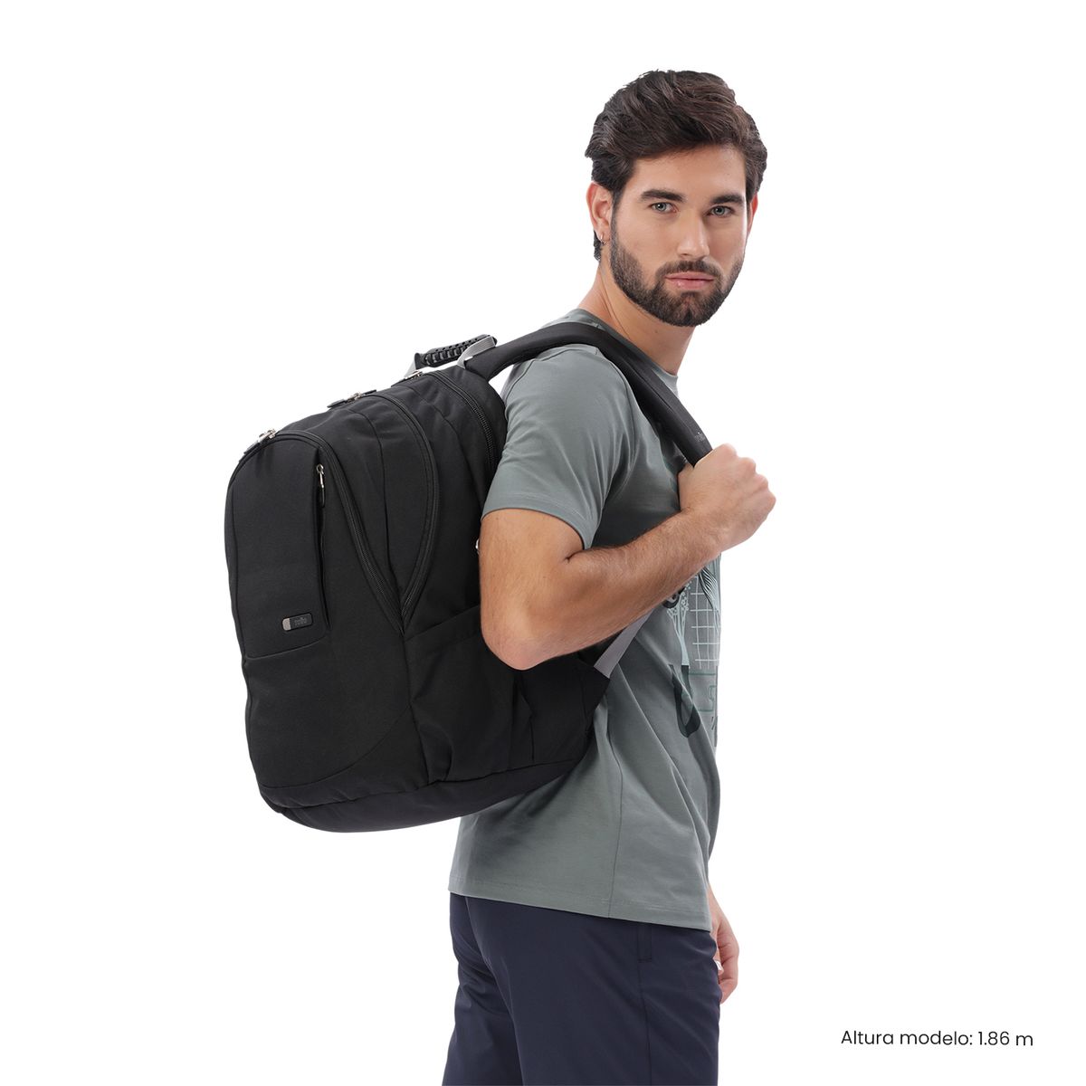 TOTTO - Mochila Universitario  Krimmler 3.0 Porta PC 15.4 Negro