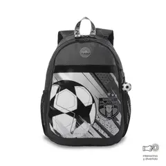 TOTTO - Mochila Escolar para Niño Champion Grande Gris
