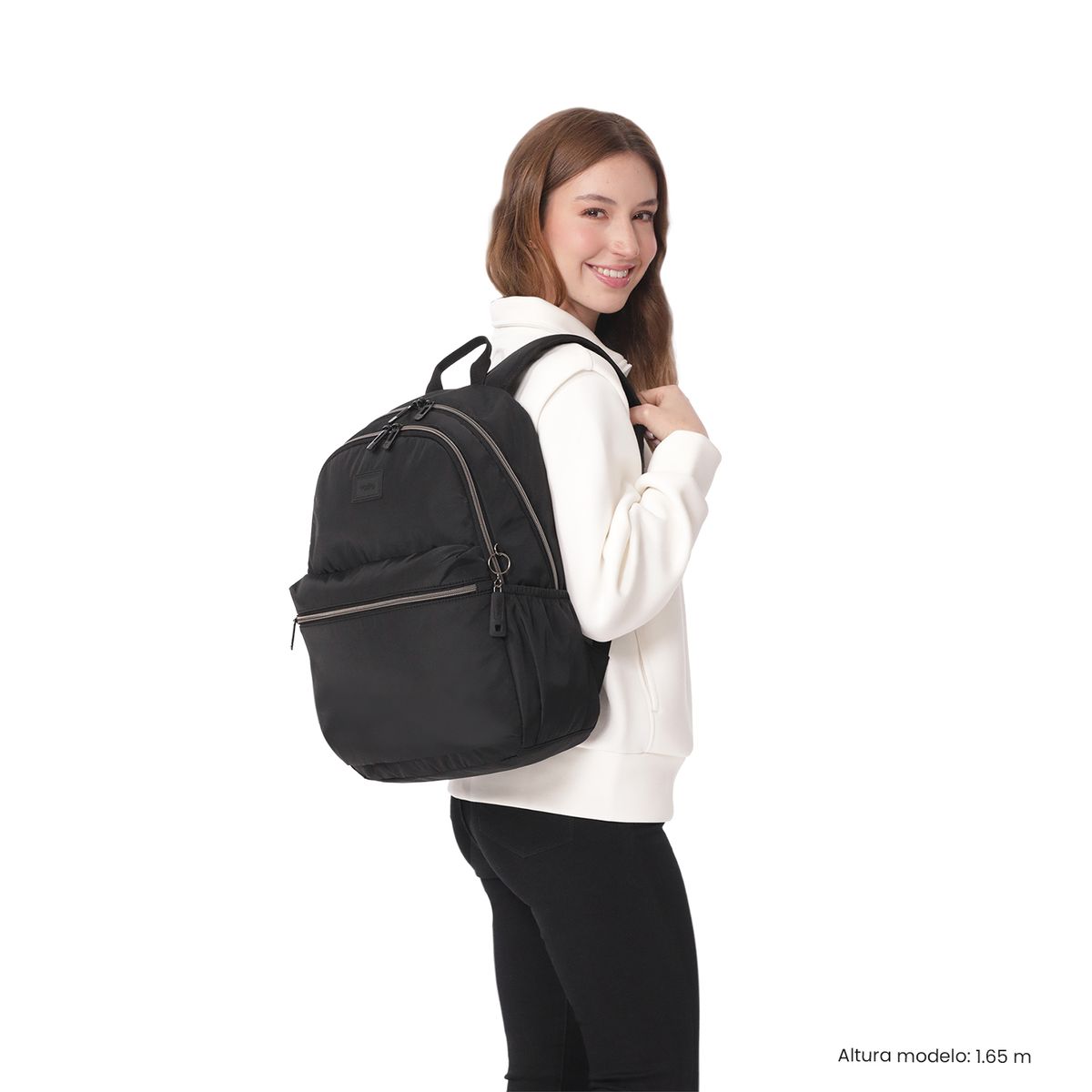 TOTTO - Mochila para Oficina PC 13 Aynatto 2.0 Mediano Negro