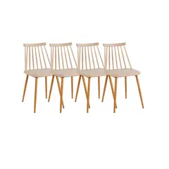 HABITA2 CHILE - Pack 4 Sillas de Comedor Resistentes Royal