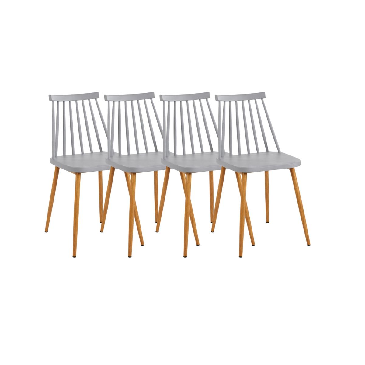 HABITA2 CHILE - Pack 4 Sillas de Comedor Resistentes Royal