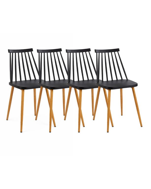 Pack 4 Sillas de Comedor Resistentes Royal