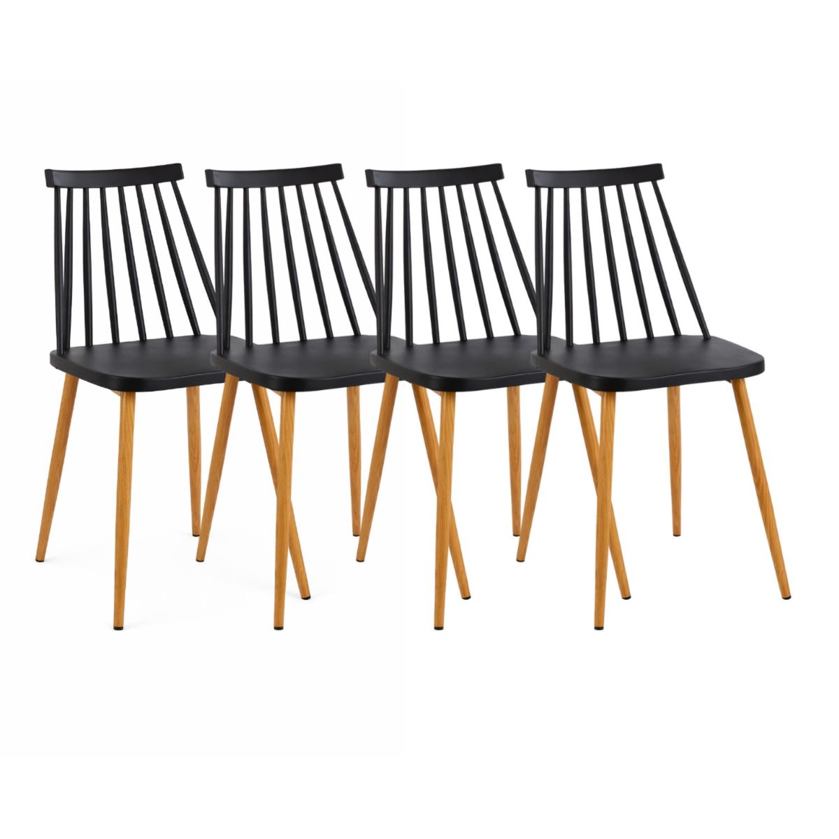 HABITA2 CHILE - Pack 4 Sillas de Comedor Resistentes Royal