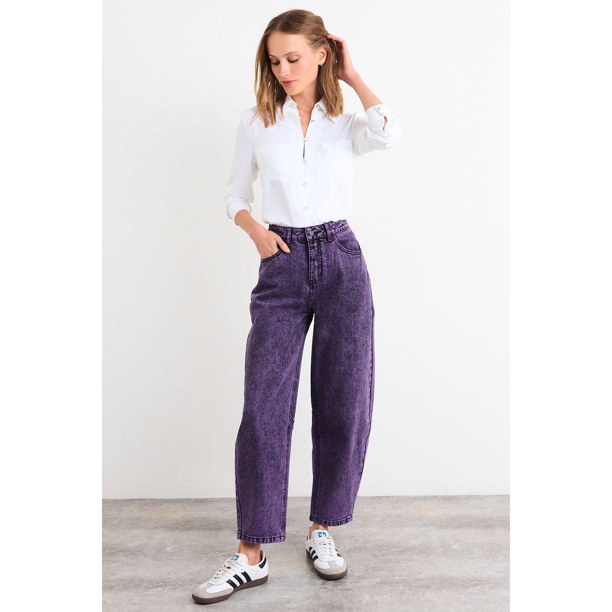 IO - Jeans Fantasia Mujer Morado Io