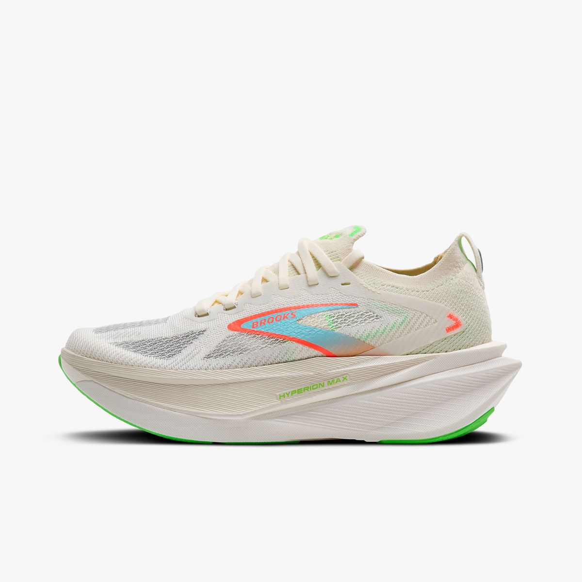 MARATHON SPORTS - ZAPATILLA BROOKS HOMBRE HYPERION MAX 3 COCO NARANJO CELESTE TALLA 8.5