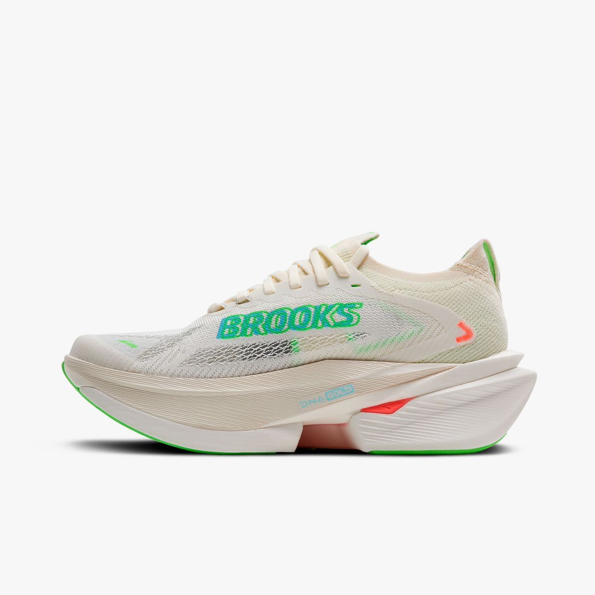 MARATHON SPORTS - ZAPATILLA BROOKS HOMBRE HYPERION MAX 3 COCO NARANJO CELESTE TALLA 8.5